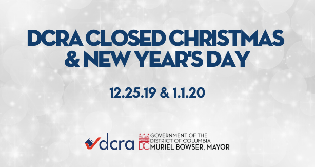 DCRA Closed Holiday Email Graphic 