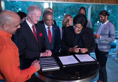 Mayor Muriel Bowser signing the Office of Nightlife and Culture Bill