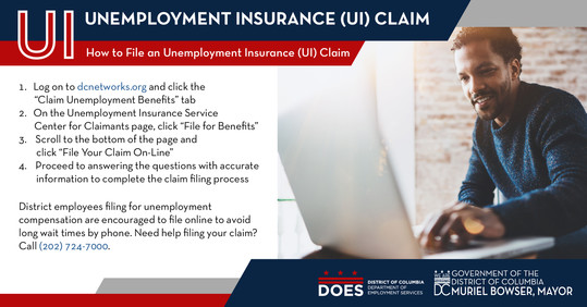 File for unemployment benefits