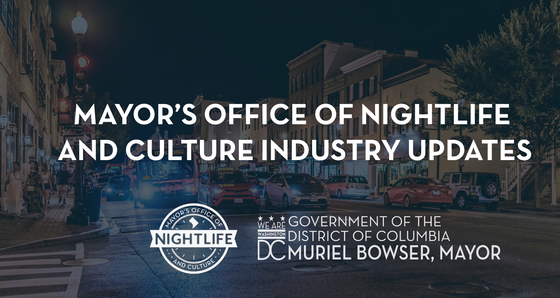 Mayor's Office of Nightlife and Culture Industry Updates 