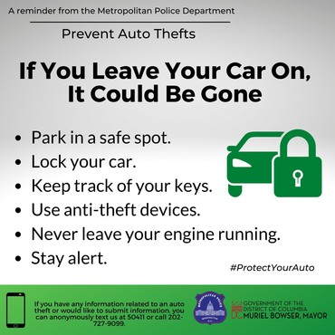 Auto Theft Reminders