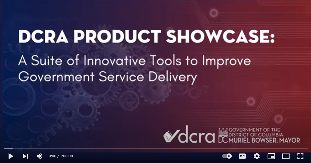 DCRA product showcase video