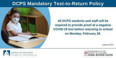 Test to Return at DCPS