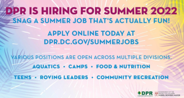 DPR Summer Jobs
