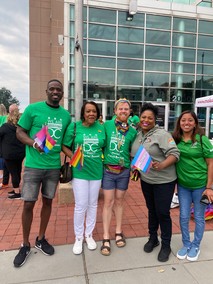 ORE staff and community members at 2022 Capital Pride parade