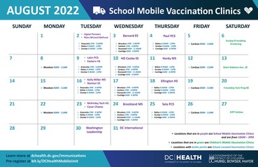 Immunization Calendar