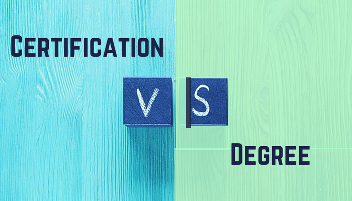 Certification vs Degree