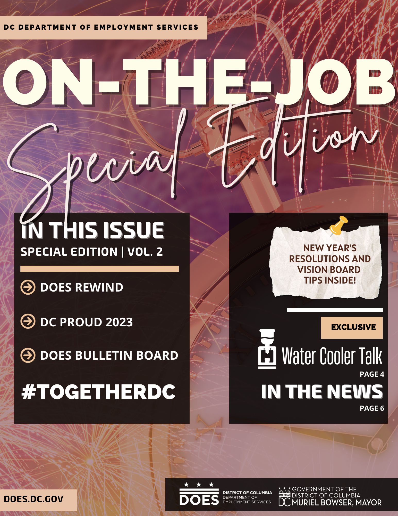 DOES Special Edition On-The-Job Newsletter