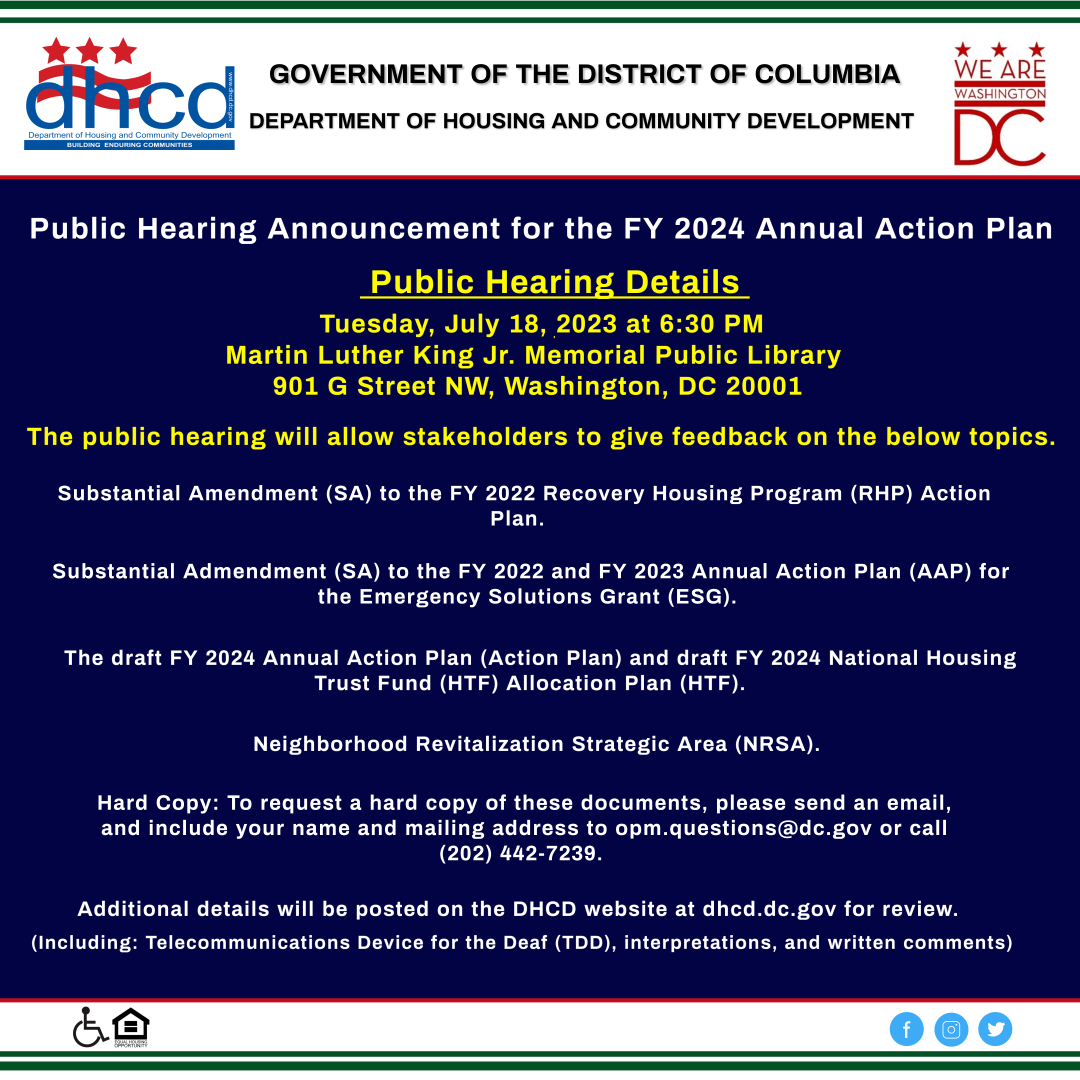 Public Hearing July 18th FY 2024 Annual Action Plan   Public Hearing Announcement For The Fy 2024 Annual  Original 