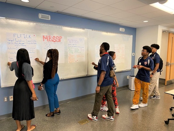 MBSYEP Interns decide their best ideas at Youth Ideation Session July 2023