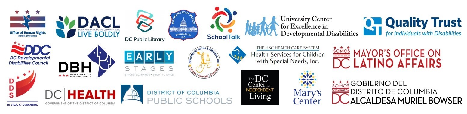 Logos of 18 government and community sponsoring organizations
