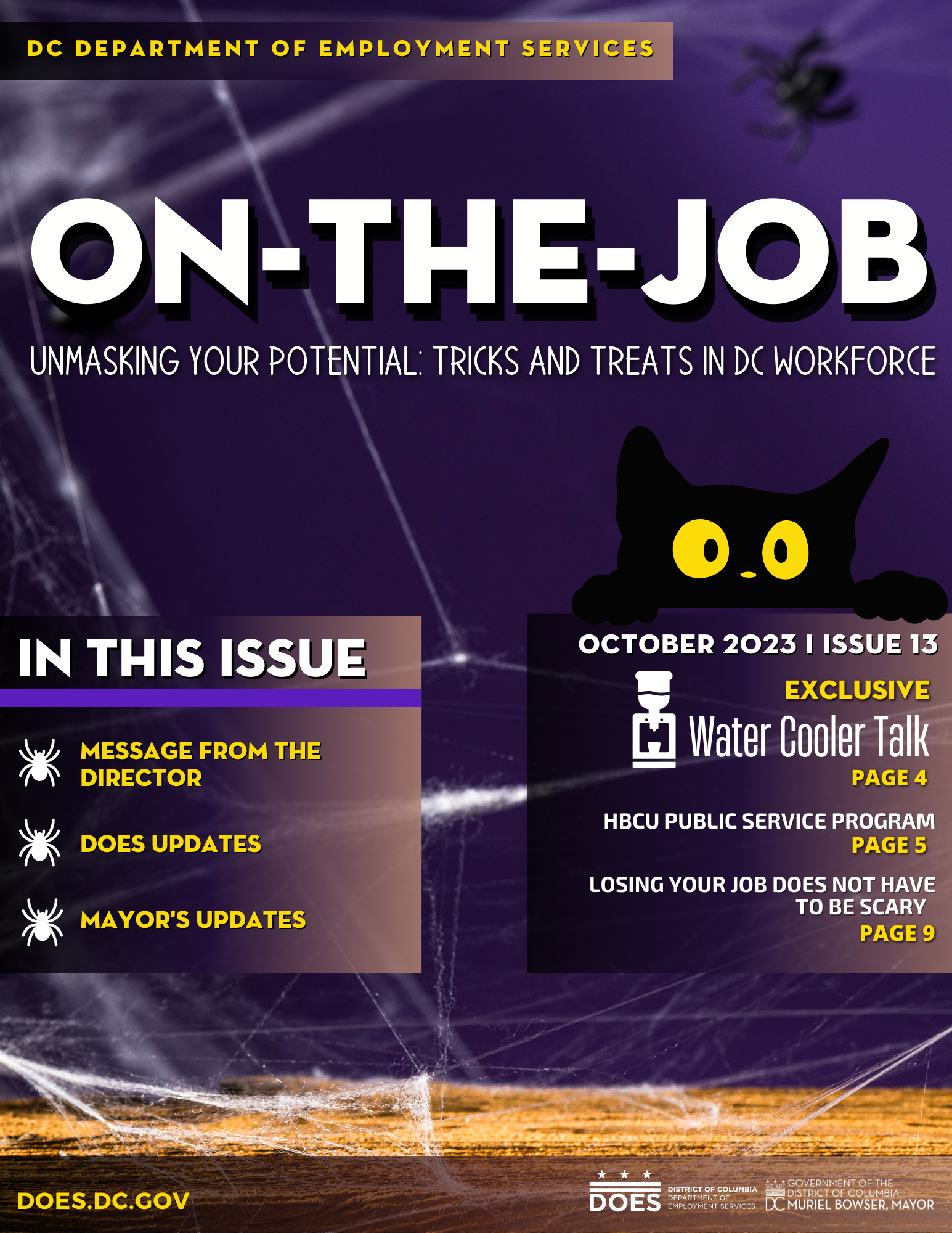 October Work Update Department of Employment Services On-The-Job October Newsletter