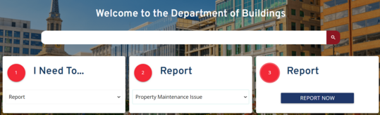 Report Property Maintenance Issue