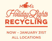 Mom's Holiday Lights Recycling