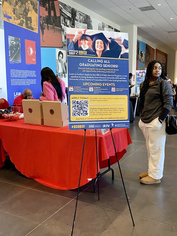 UDC Senior Signs up for the HBCU Public Service Program