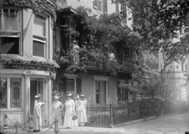 Historic Photo of the Tayloe House while it served as headquarters of the National Woman's Party