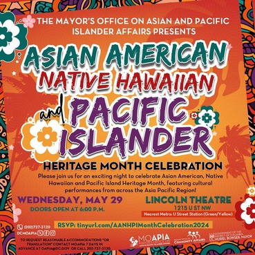 AANHPI Heritage Month Celebration May 29 2024