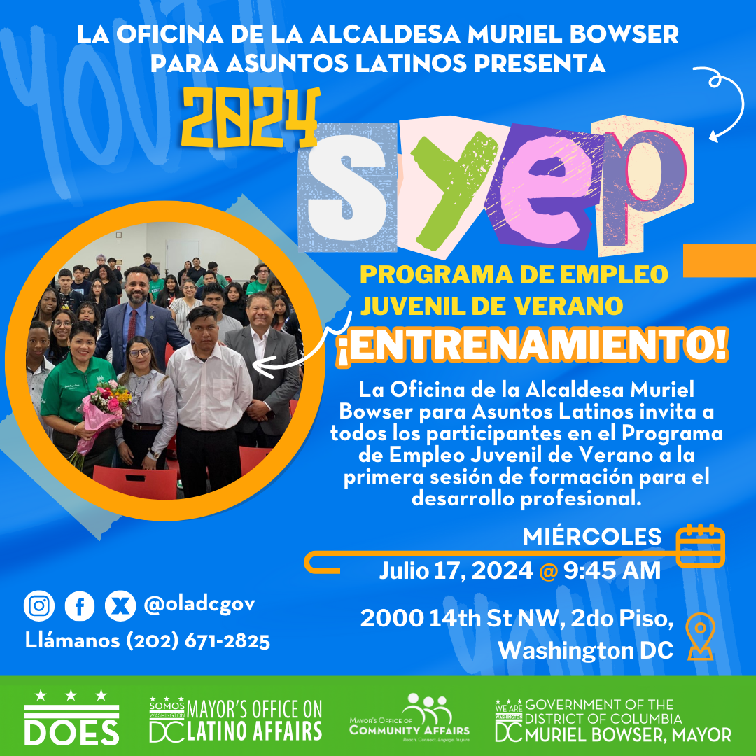 SYEP ENTRENAMIENTO MIERCOLES JULIO 17, 2024 945 AM