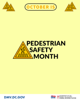 Pedestrian Safety Month