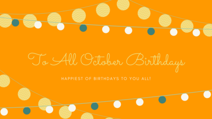 October Birthdays