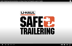 Uhaul Safe Trailering