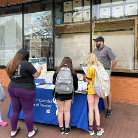 OP tabling in Mount Pleasant