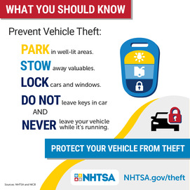Vehicle Theft NHTSA