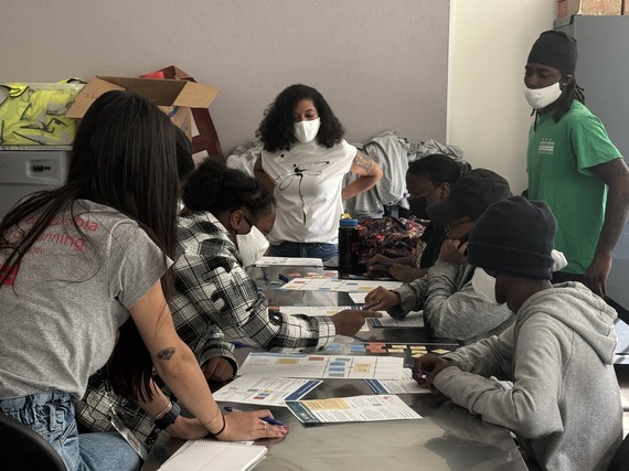 DC 2050 team facilitating interactive activities 