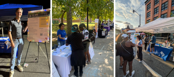 Sept OP outreach photos - Art All Night, Alpha Phi Alpha Community Day, & H St Festival