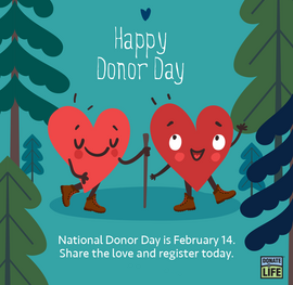 Donate Life Valentine's Day