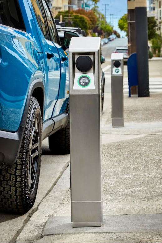 Photo Courtesy of It’s Electric: An It’s Electric charging site in San Francisco, CA.