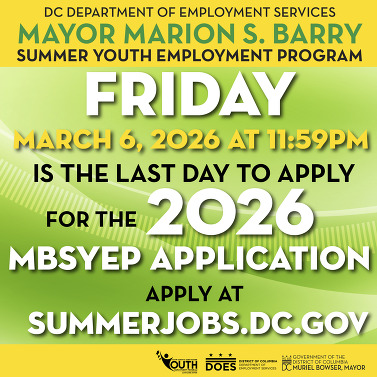 MBSYEP Application Deadline