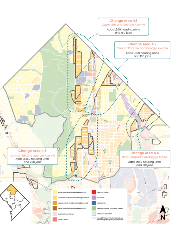 Proposed future land use map changes for Ward 4