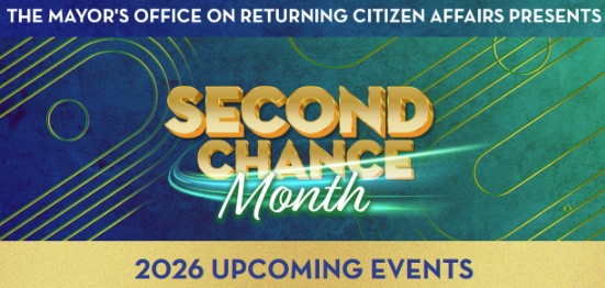 Upcoming Events for Second Chance Month