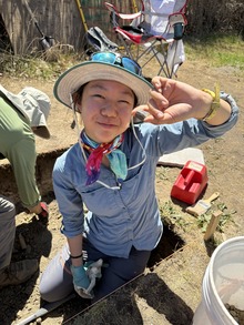 OP Archaeology Intern AvaJane Lei