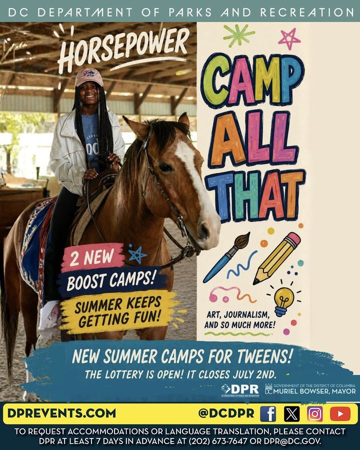 The lottery is still open for two new DPR tween camps.