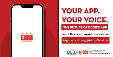 Residents are invited to attend upcoming engagement sessions to shape the next 311 app.