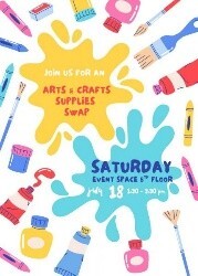 Library arts and crafts swap