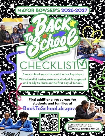 Image shows the cover of the Back to School Checklist