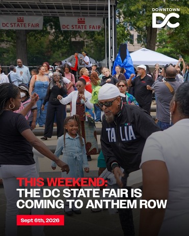 Image promotes the DC State Fair coming to Anthem Row this Sunday. 
