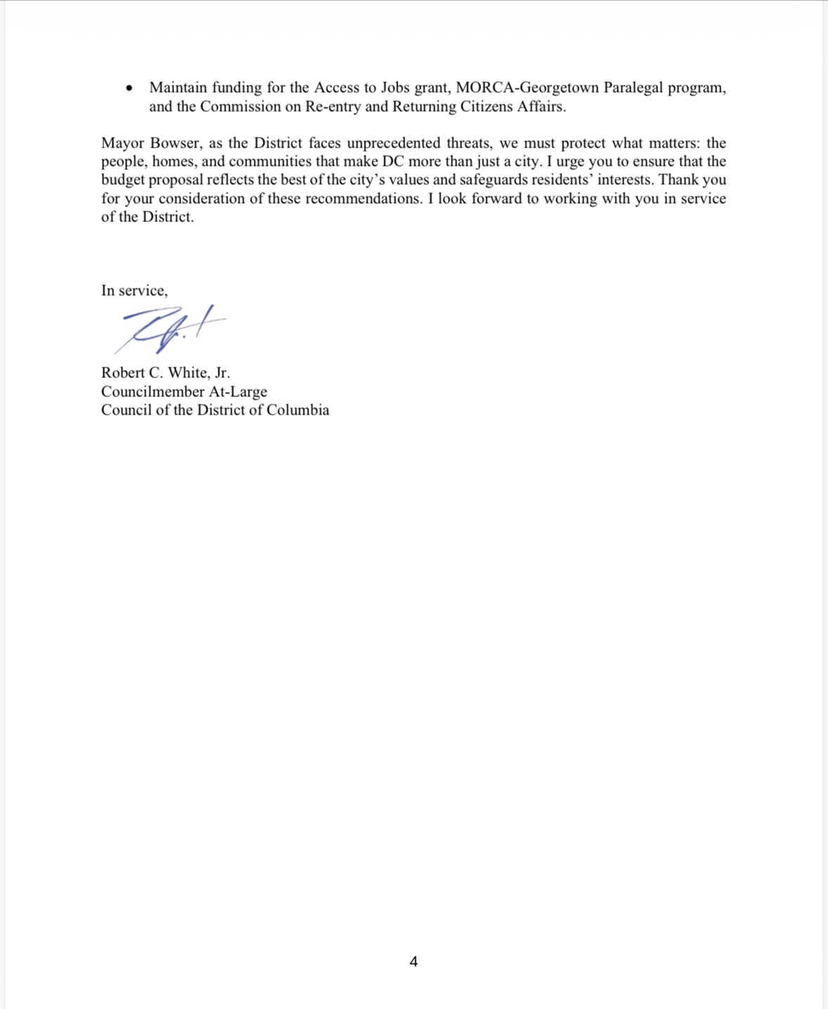 letter 4