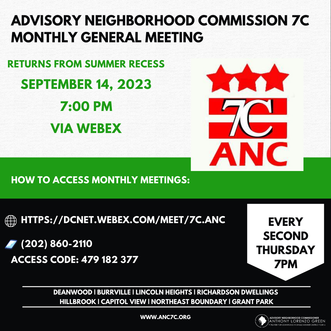 ANC 7C Sept 2023 Meeting