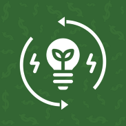 light bulb and energy symbol