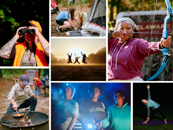 Becoming an Outdoors Woman collage