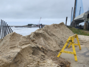 Emergency Dredging Project Restoring Beach North of Indian River Inlet