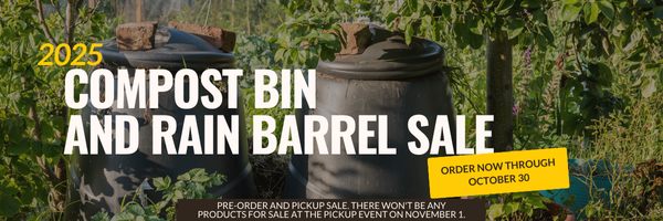 Delaware Compost Bin and Rain barrel sale. Order by October 30.