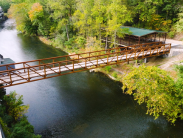 Aerial view of Bancroft Bridge