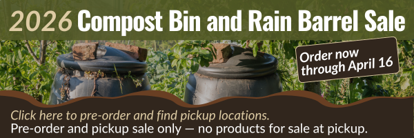 2026 Compost Bin and Rain Barrel Sale - place orders by April 16