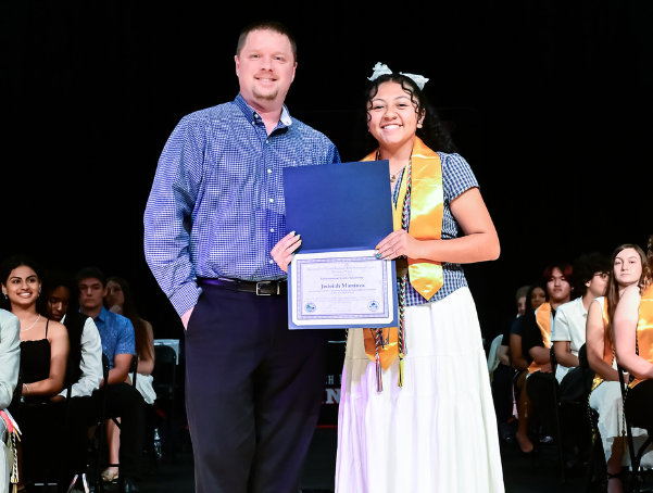 Jedeiah Martinez, the recipient of the DNREC Environmental Studies Scholarship