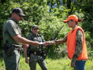 Young adult hunting